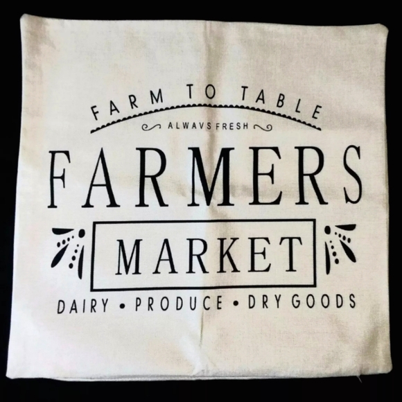 NWOT Set 4 Pillow Covers Farmhouse Country Cottage - Picture 7 of 8